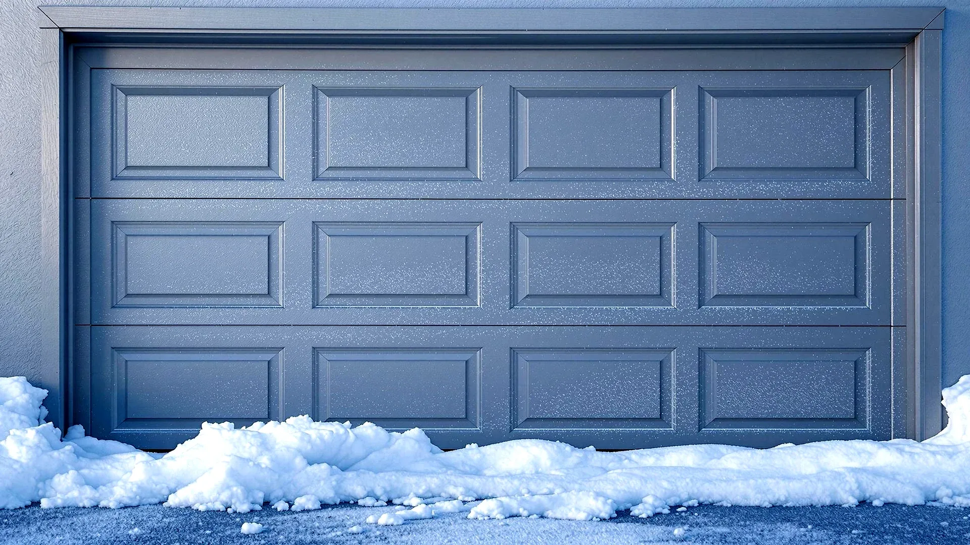 Newly installed white vinyl weather seals around a residential Ottawa garage door by Liftime